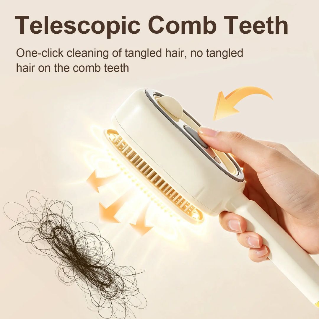 Serra Minas Therapy Brush 3 em 1 - Escova Anti Frizz de Terapia Capilar Avançada