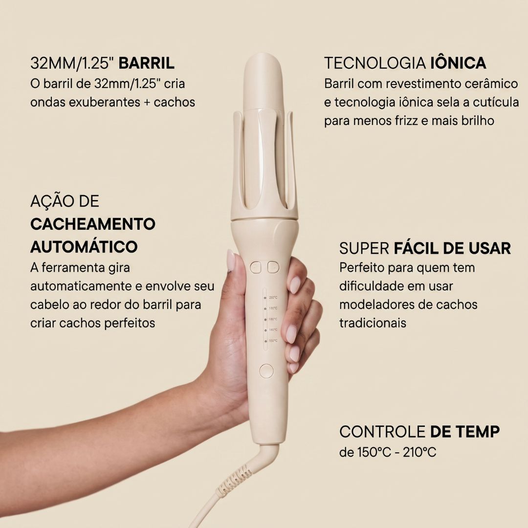 SerraCurl Pro – Modelador de Cachos Automático