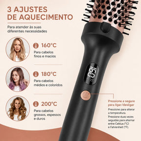 Thermal Brush - Escova Térmica Modeladora 2 em 1