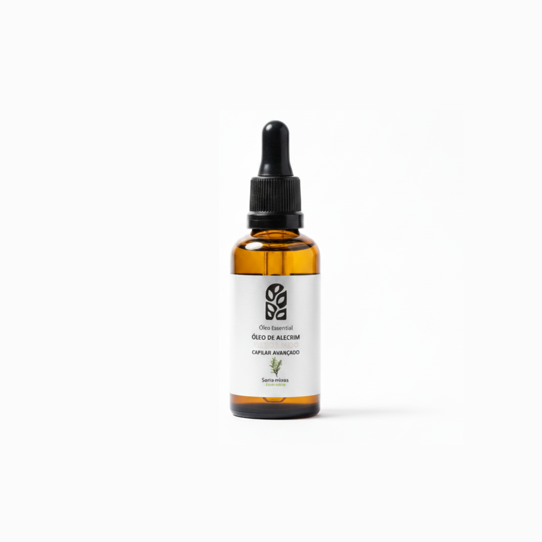 Rosemary Oil Serra Minas - Óleo Essencial de Crescimento e Fortalecimento Capilar