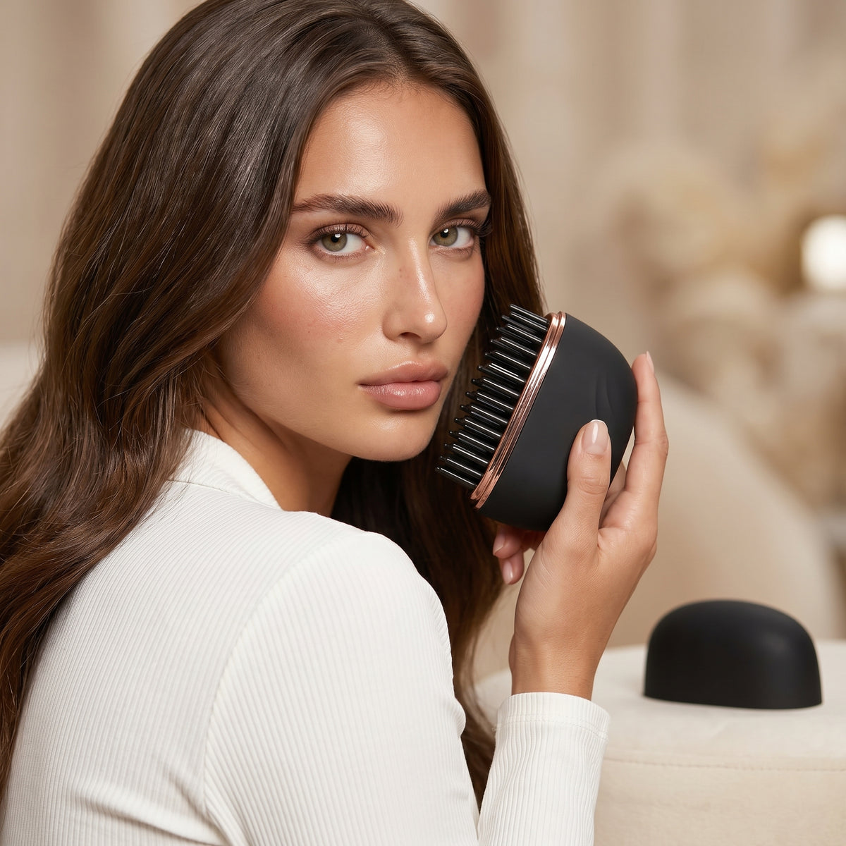 Serra Brush - Mini Escova Portátil Anti-Frizz