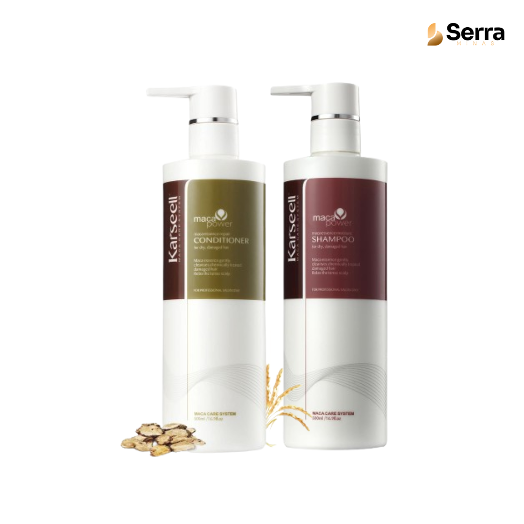 Kit Shampoo e Condicionador - Karseell Collagen 500ml