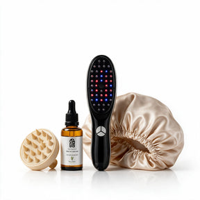 LED Hairbrush Serra Minas - Escova Portátil de Terapia Capilar 4 em 1